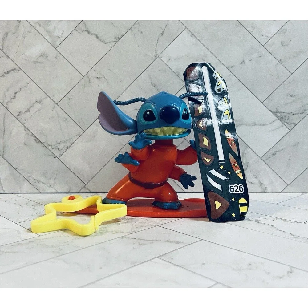 Vintage Stitch Bobble Head Surfboard Lilo & Stitch McDonald’s Happy Meal Toy